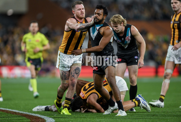 AFL 2024 Second Semi Final - Port Adelaide v Hawthorn - A-54006557