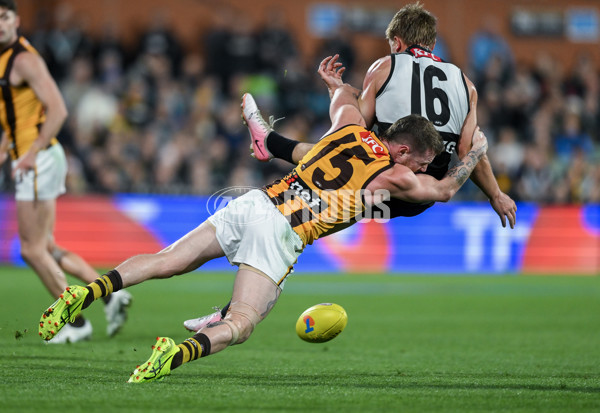 AFL 2024 Second Semi Final - Port Adelaide v Hawthorn - A-54006587