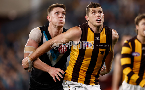 AFL 2024 Second Semi Final - Port Adelaide v Hawthorn - A-54006594