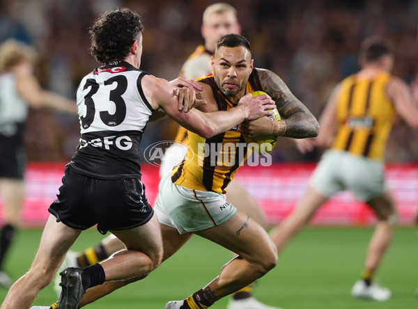 AFL 2024 Second Semi Final - Port Adelaide v Hawthorn - A-54009130