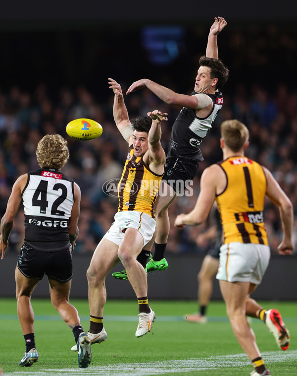 AFL 2024 Second Semi Final - Port Adelaide v Hawthorn - A-54011080