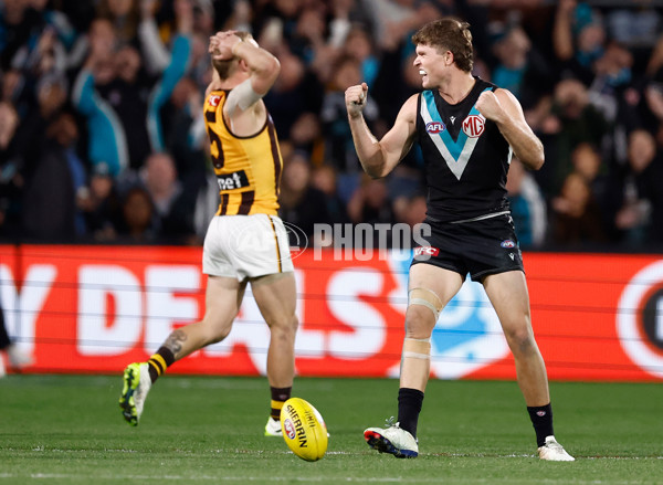 AFL 2024 Second Semi Final - Port Adelaide v Hawthorn - A-54011105