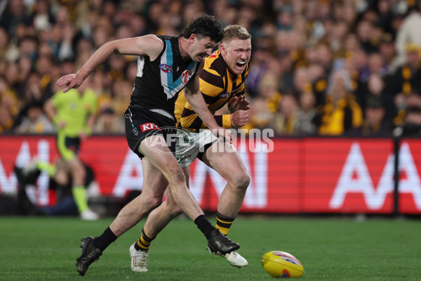 AFL 2024 Second Semi Final - Port Adelaide v Hawthorn - A-54011153