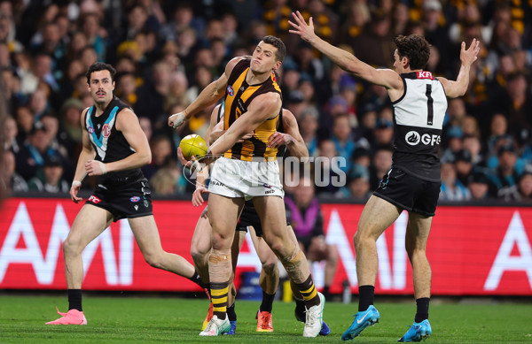 AFL 2024 Second Semi Final - Port Adelaide v Hawthorn - A-54011627