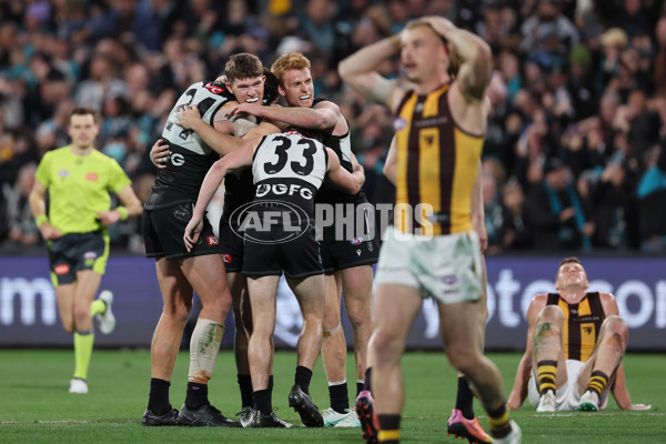 AFL 2024 Second Semi Final - Port Adelaide v Hawthorn - A-54011631