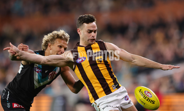 AFL 2024 Second Semi Final - Port Adelaide v Hawthorn - A-54013095