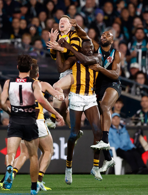 AFL 2024 Second Semi Final - Port Adelaide v Hawthorn - A-54013115