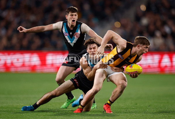 AFL 2024 Second Semi Final - Port Adelaide v Hawthorn - A-54014025