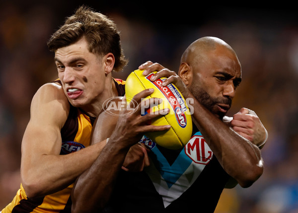 AFL 2024 Second Semi Final - Port Adelaide v Hawthorn - A-54014029