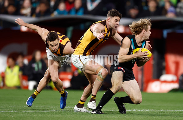 AFL 2024 Second Semi Final - Port Adelaide v Hawthorn - A-54014030