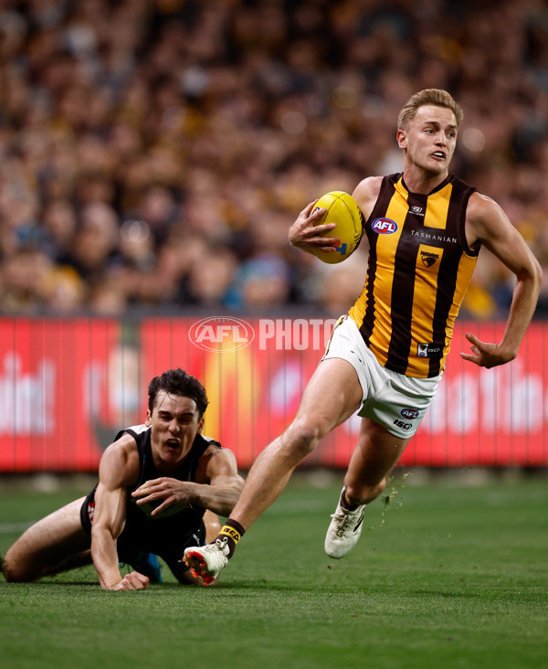 AFL 2024 Second Semi Final - Port Adelaide v Hawthorn - A-54014047