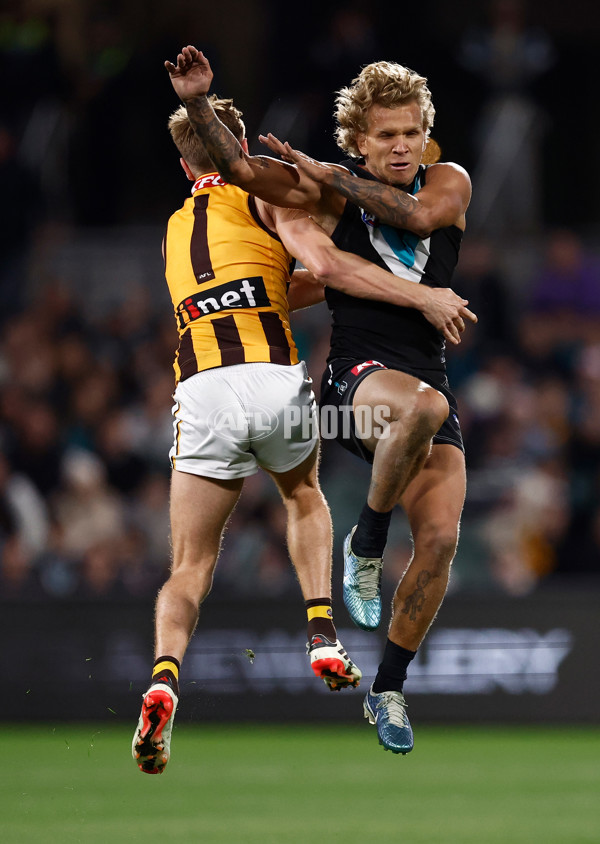 AFL 2024 Second Semi Final - Port Adelaide v Hawthorn - A-54014056