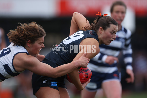 AFLW 2024 Round 03 - Carlton v Geelong - A-54024295