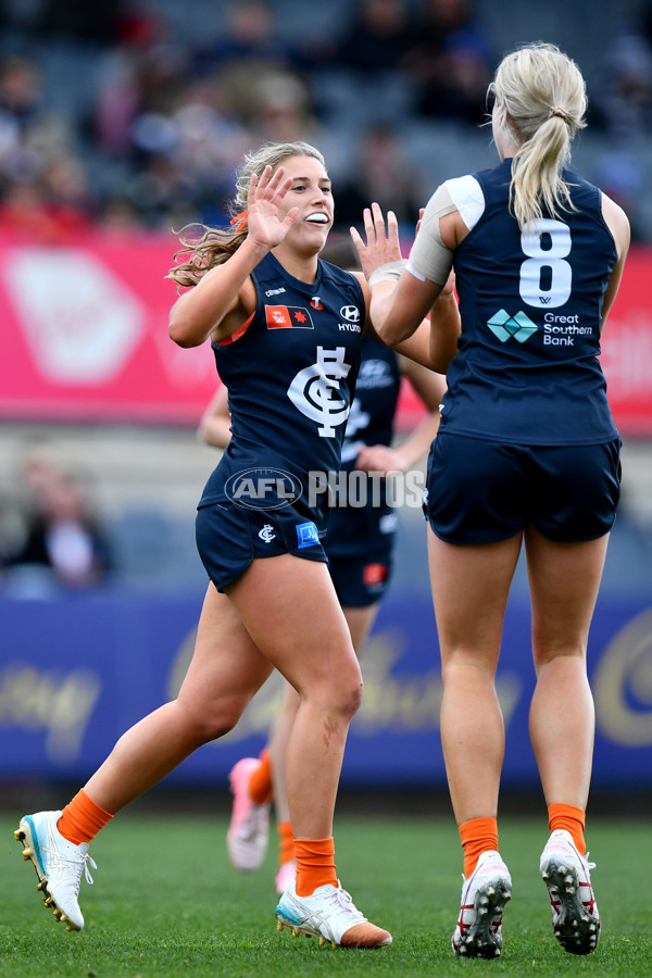 AFLW 2024 Round 03 - Carlton v Geelong - A-54024707