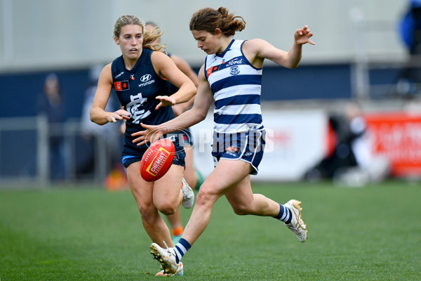 AFLW 2024 Round 03 - Carlton v Geelong - A-54024725