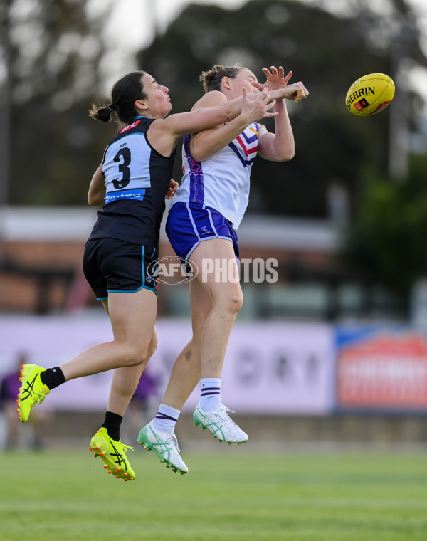 AFLW 2024 Round 03 - Port Adelaide v Fremantle - A-54029445