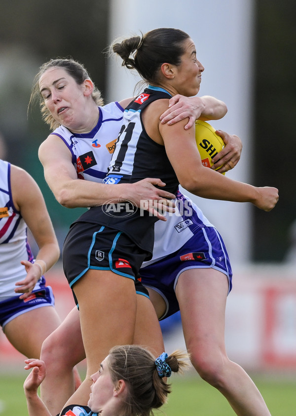 AFLW 2024 Round 03 - Port Adelaide v Fremantle - A-54029476