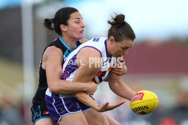 AFLW 2024 Round 03 - Port Adelaide v Fremantle - A-54031372