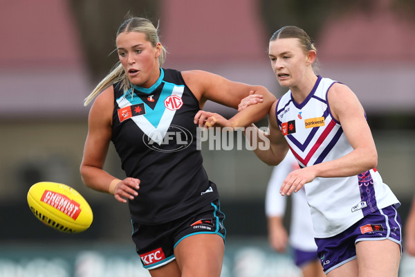 AFLW 2024 Round 03 - Port Adelaide v Fremantle - A-54031872