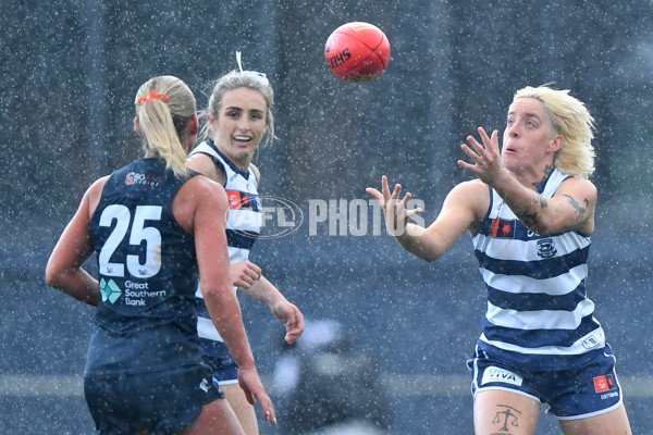 AFLW 2024 Round 03 - Carlton v Geelong - A-54033786