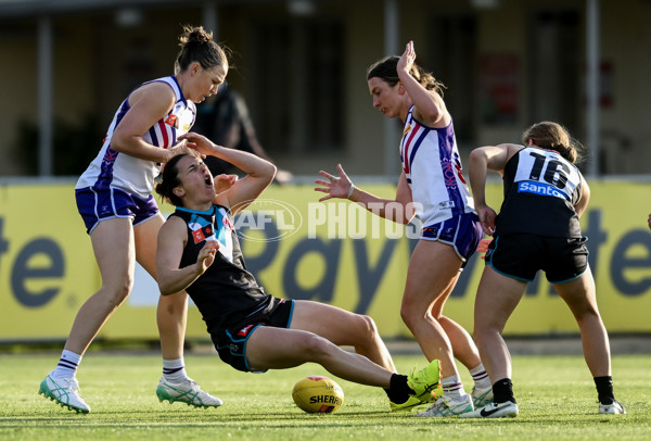 AFLW 2024 Round 03 - Port Adelaide v Fremantle - A-54042193