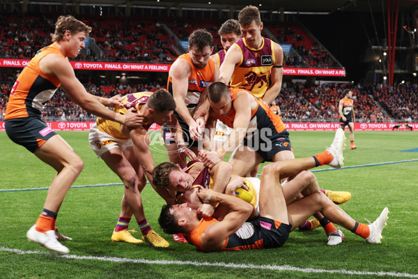 AFL 2024 First Semi Final - GWS v Brisbane - A-54044736