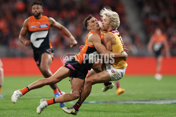 AFL 2024 First Semi Final - GWS v Brisbane - A-54049217