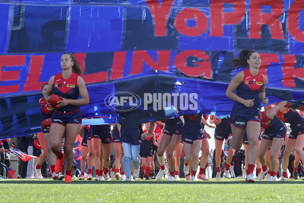 AFLW 2024 Round 03 - Melbourne v North Melbourne - A-54059261