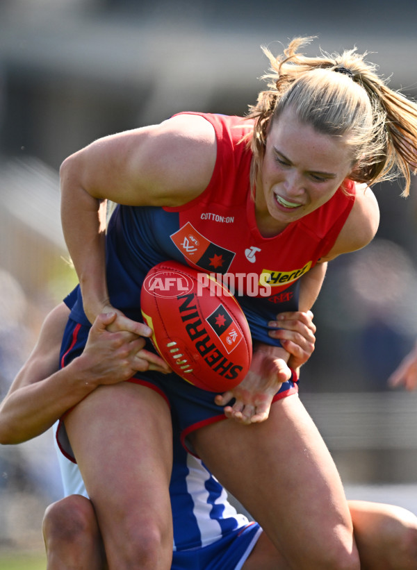 AFLW 2024 Round 03 - Melbourne v North Melbourne - A-54059313