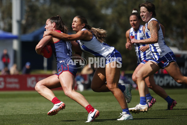 AFLW 2024 Round 03 - Melbourne v North Melbourne - A-54059318