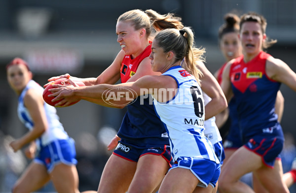 AFLW 2024 Round 03 - Melbourne v North Melbourne - A-54061160