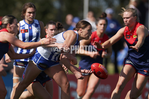 AFLW 2024 Round 03 - Melbourne v North Melbourne - A-54061195