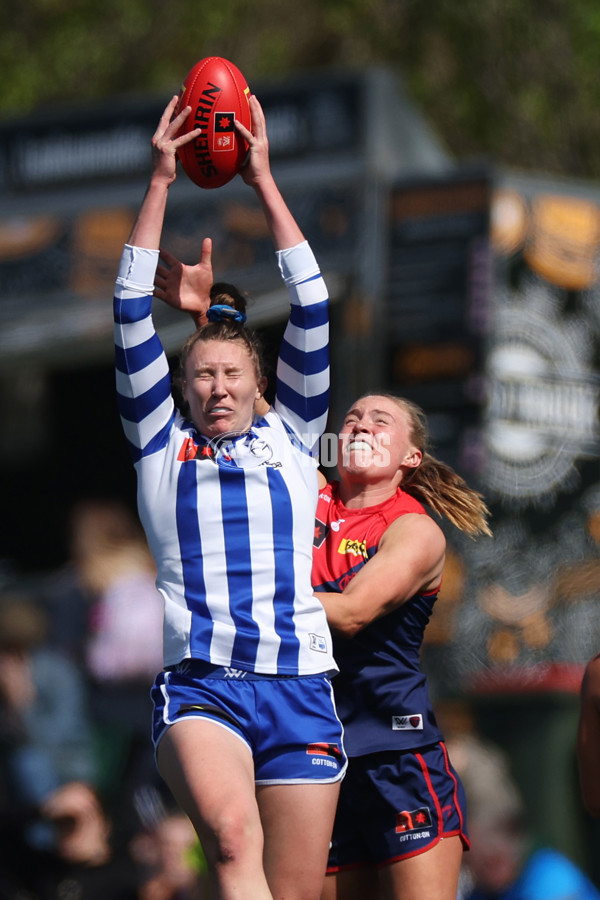 AFLW 2024 Round 03 - Melbourne v North Melbourne - A-54061232