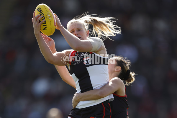 AFLW 2024 Round 03 - Essendon v St Kilda - A-54065044