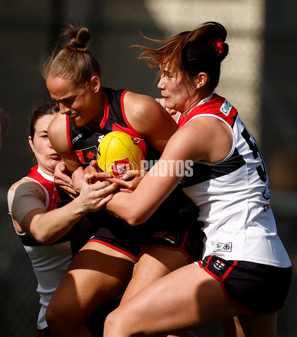 AFLW 2024 Round 03 - Essendon v St Kilda - A-54065049