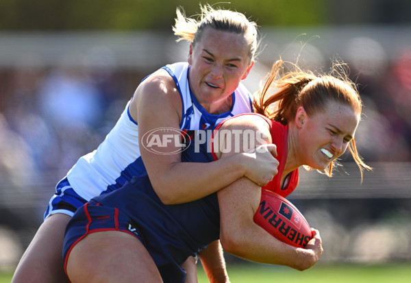 AFLW 2024 Round 03 - Melbourne v North Melbourne - A-54068457