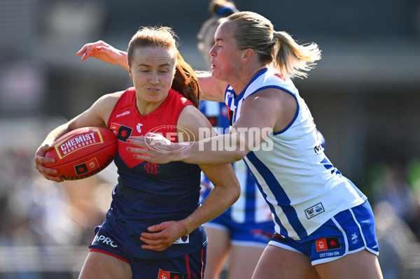 AFLW 2024 Round 03 - Melbourne v North Melbourne - A-54068458