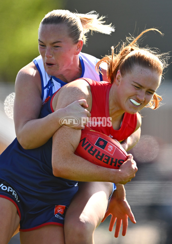 AFLW 2024 Round 03 - Melbourne v North Melbourne - A-54068460