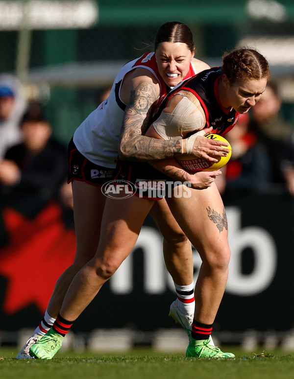 AFLW 2024 Round 03 - Essendon v St Kilda - A-54068474