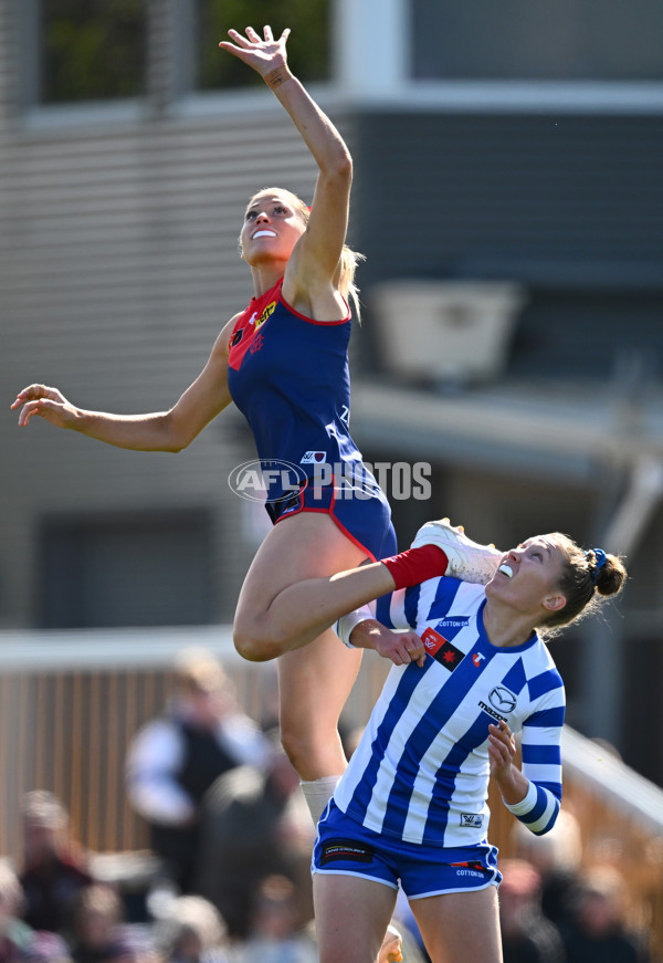 AFLW 2024 Round 03 - Melbourne v North Melbourne - A-54068739