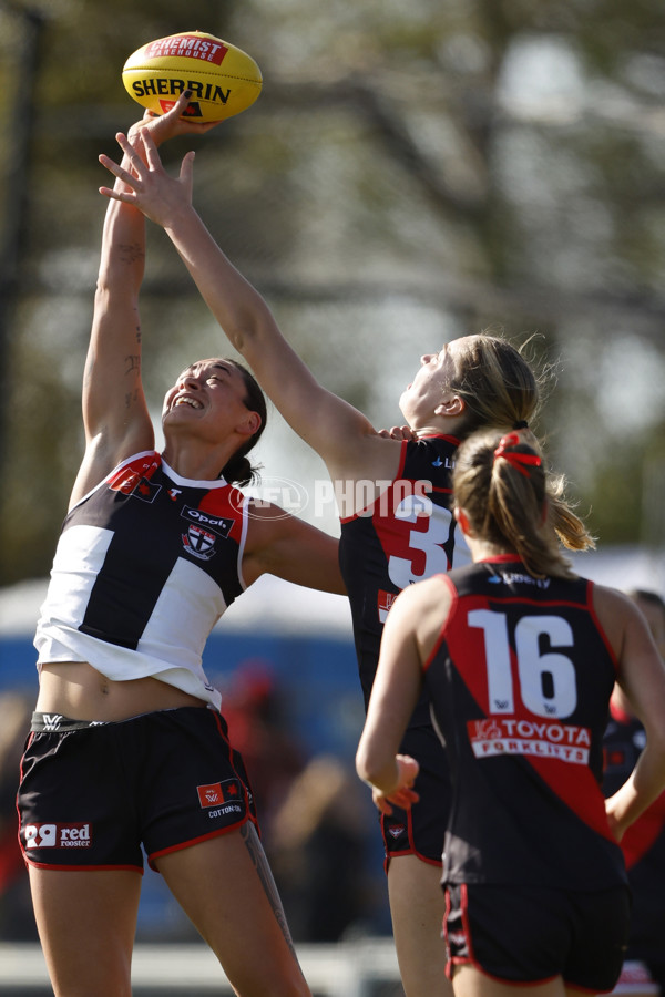 AFLW 2024 Round 03 - Essendon v St Kilda - A-54068746