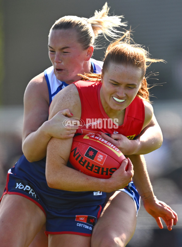 AFLW 2024 Round 03 - Melbourne v North Melbourne - A-54068752