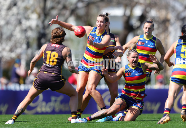 AFLW 2024 Round 03 - Adelaide v Hawthorn - A-54074139