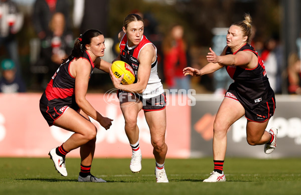 AFLW 2024 Round 03 - Essendon v St Kilda - A-54076826