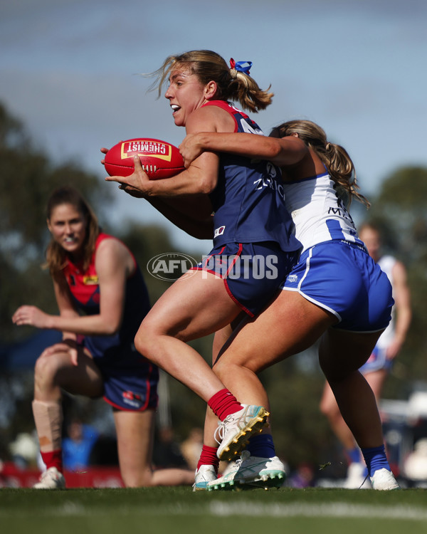 AFLW 2024 Round 03 - Melbourne v North Melbourne - A-54079744