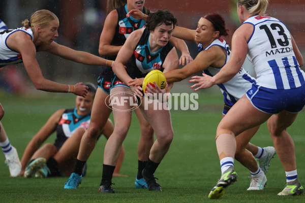 AFLW 2024 Round 04 - North Melbourne v Port Adelaide - A-54143355