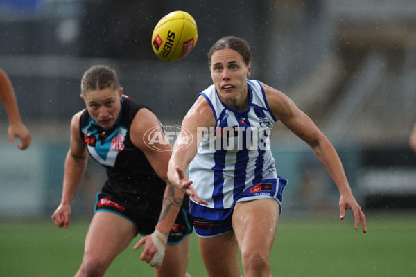 AFLW 2024 Round 04 - North Melbourne v Port Adelaide - A-54143356