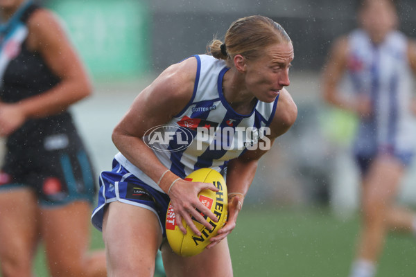 AFLW 2024 Round 04 - North Melbourne v Port Adelaide - A-54146343