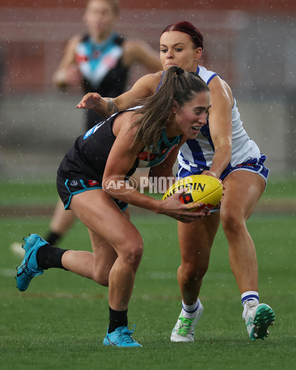 AFLW 2024 Round 04 - North Melbourne v Port Adelaide - A-54146344