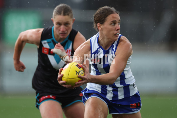 AFLW 2024 Round 04 - North Melbourne v Port Adelaide - A-54146352